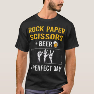 Bier Day Rock Paper Scheren T-Shirt