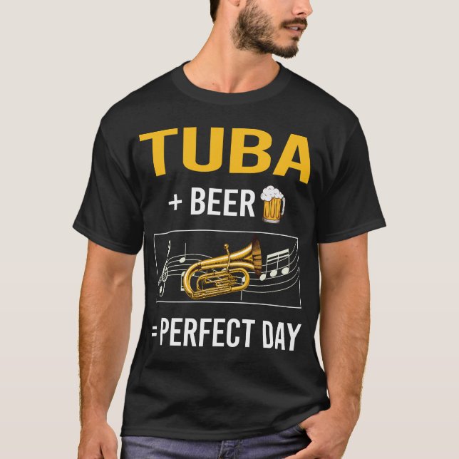 Bier Day Tuba T-Shirt (Vorderseite)