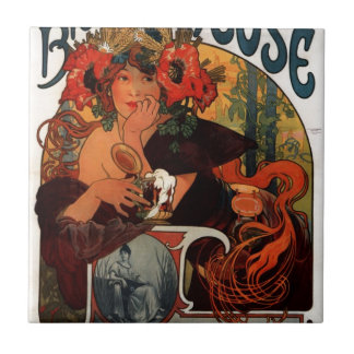 Bier der Maas durch Alphonse Mucha Fliese