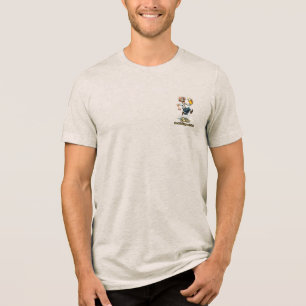 Bier - Der Treibstoff fürs männliche Denken Lustig Tri-Blend Shirt