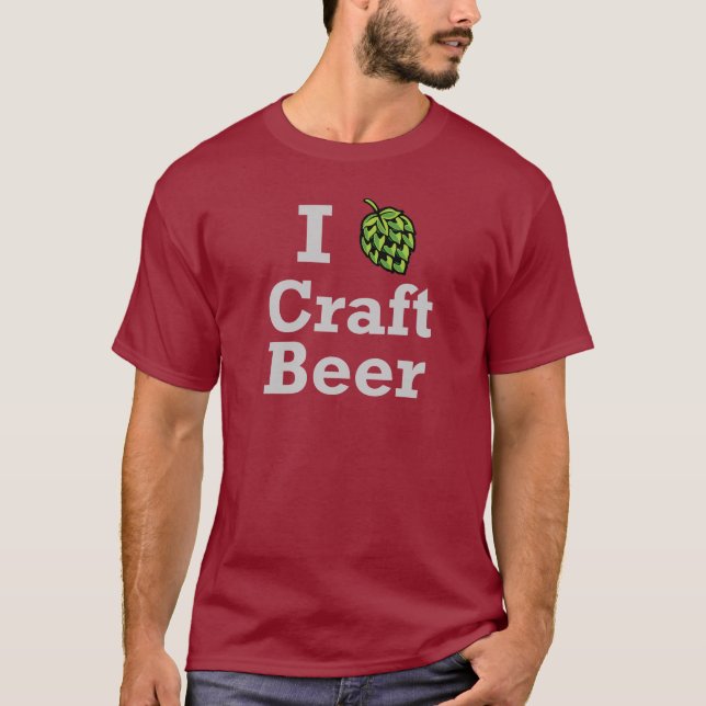 [Bier des Hopfen] Handwerks-I T-Shirt (Vorderseite)