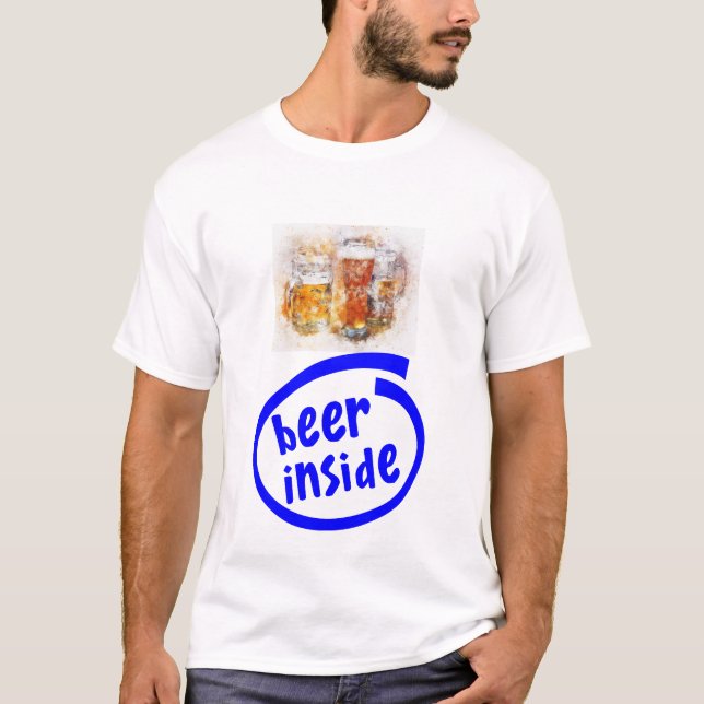 Bier-Design Herren-Basic-T - Shirt (Vorderseite)