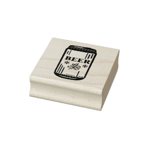 BIER-DOSE GUMMISTEMPEL
