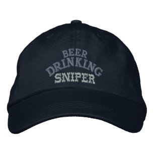 Bier Drink Sniper Hat Bestickte Baseballkappe