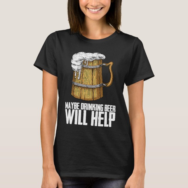 Bier Drink T-Shirt (Vorderseite)