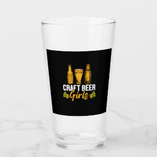 Bier Drinker Craft Biermädchen Geburtstag Glas