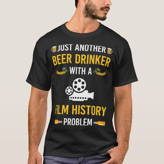 Bier Drinker Geschichte T-Shirt (Vorderseite)