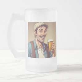 Bier Drinker Mattglas Bierglas