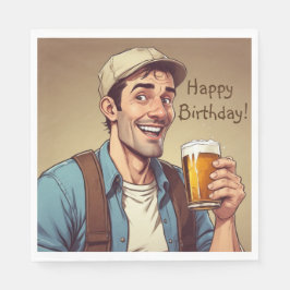 Bier Drinker Serviette