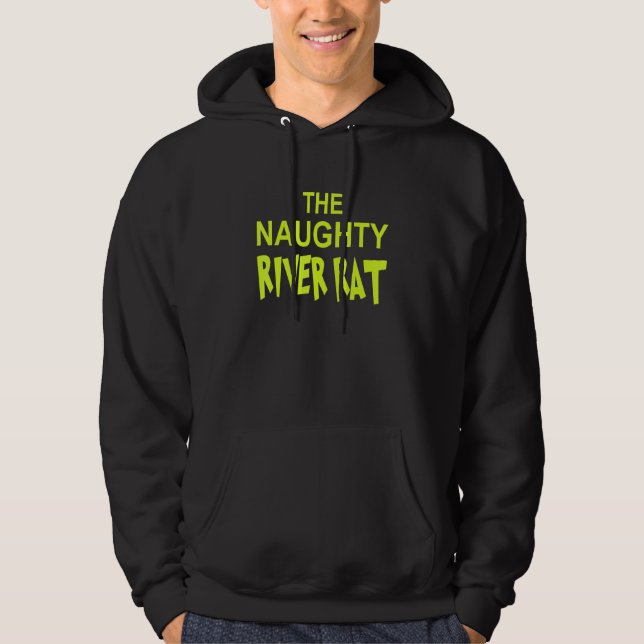 Bier Drinking River Rafting Unglaublich witzig Riv Hoodie (Vorderseite)