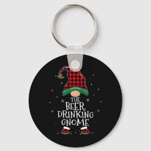 Bier Drinks Gnome Xmas Familie Matching Weihnachte Schlüsselanhänger