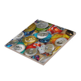 BIER-Druck aus Aluminiumdosen Fliese