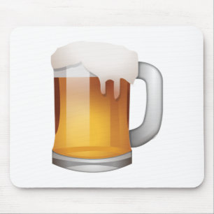 Bier - Emoji Mousepad