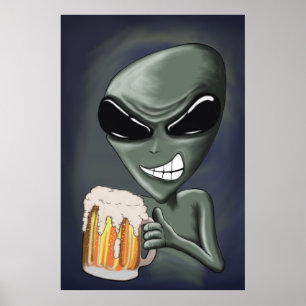 Bier Es ist, was wir trinken II Print Poster