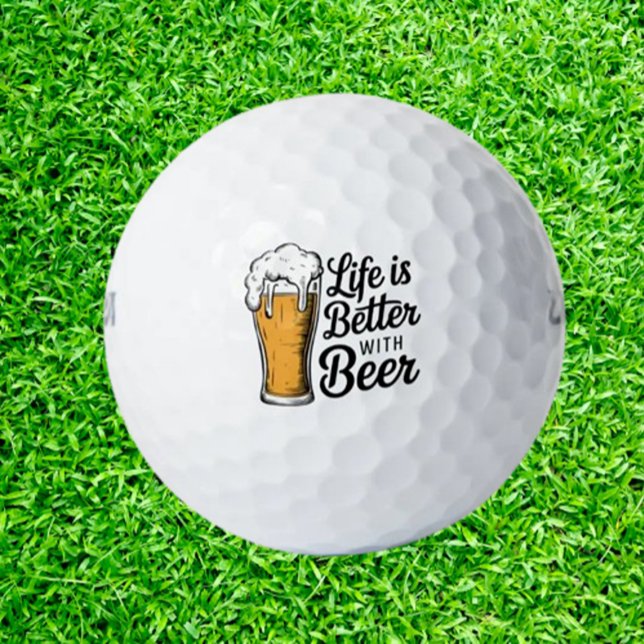 Bier feiern golfball (Celebrate dad's love for golf and beer with our funny designs! )