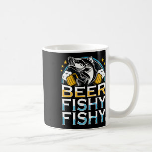 Bier Fischig Fischig Fischig Angler Fischliebhaber Kaffeetasse