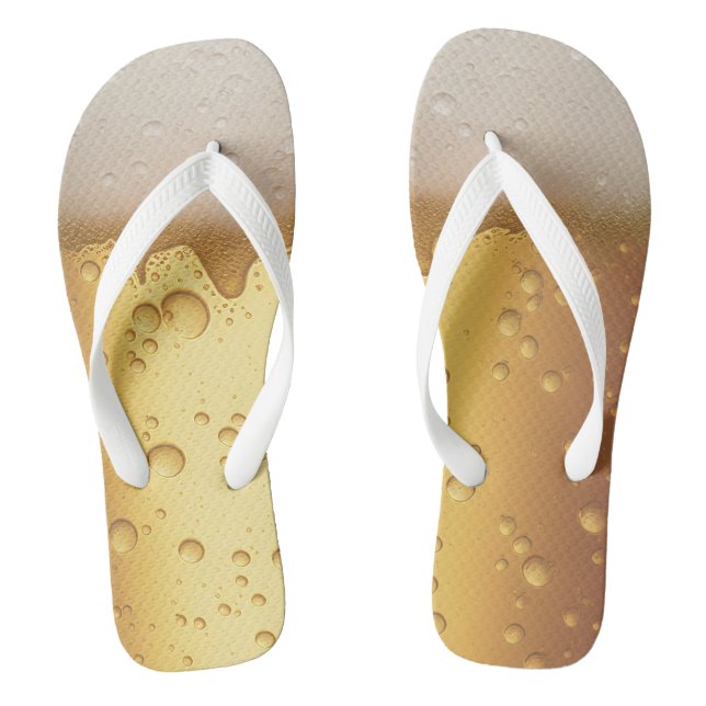 Bier Flip Flops (Fußbett)