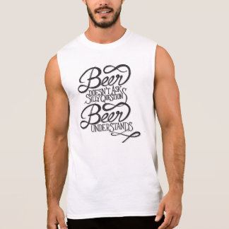 Bier fragt albernen Fragen Sleeveless T-Shirt