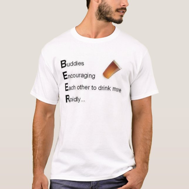Bier-Freunde T-Shirt (Vorderseite)