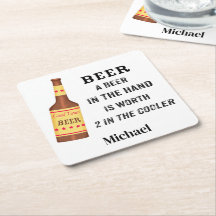 Bier Funny Sprichwort Bier in Hand Worth 2 in Cool