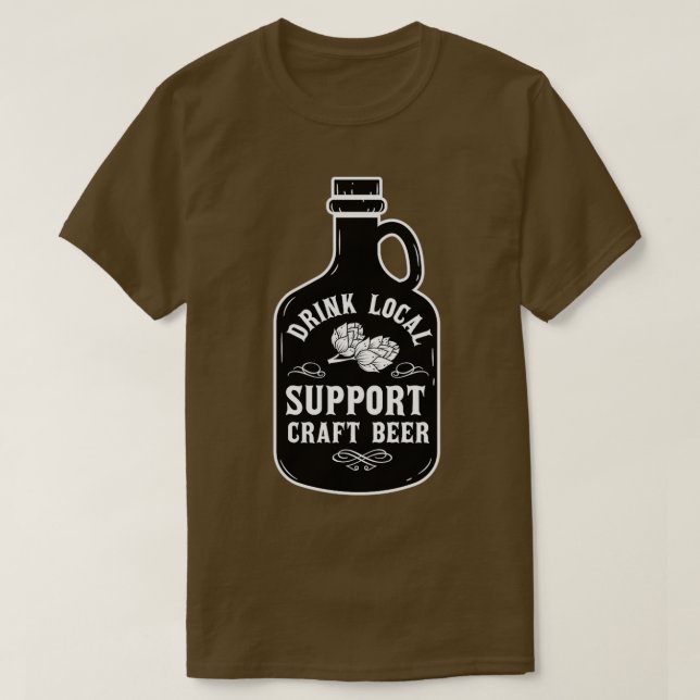 Bier für Männer Bier trinken T-Shirt (Design vorne)