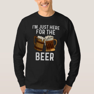Bier für Männer Frauen trinken alkoholisches Geträ T-Shirt