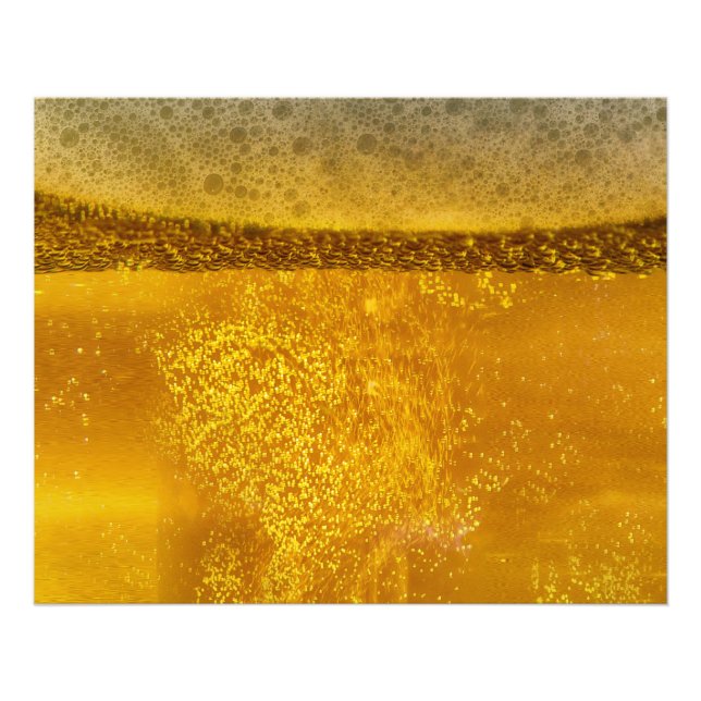 Bier Galaxy a Celestie Quenching Foam Fotodruck (Vorne)