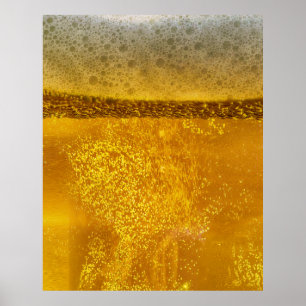 Bier Galaxy a Celestie Quenching Foam Poster
