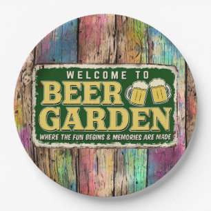 Bier Garden Pappteller