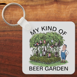 Bier Garden Schlüsselanhänger
