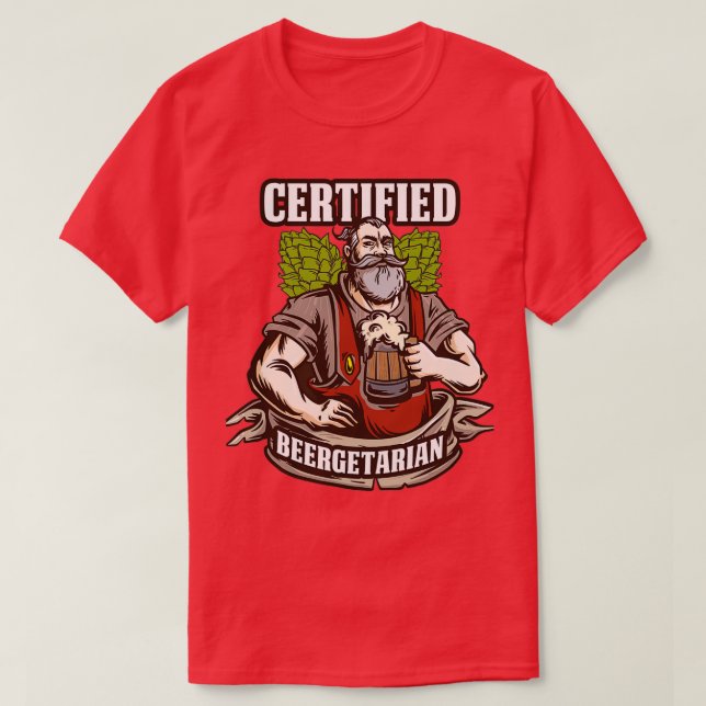 Bier-Geschenk für die Bierbrauerei T-Shirt (Design vorne)