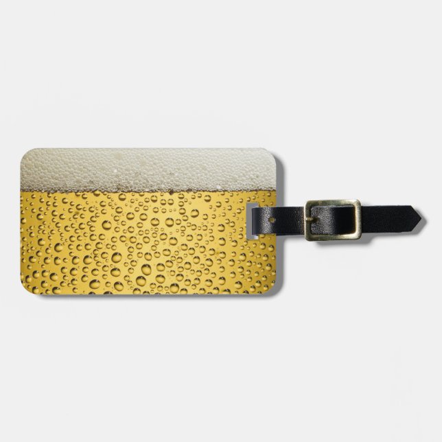 Bier-Glas Gepäckanhänger (Vorderseite horizontal)
