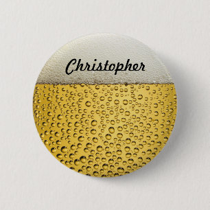 Bier-Glas personifizieren Foto Button