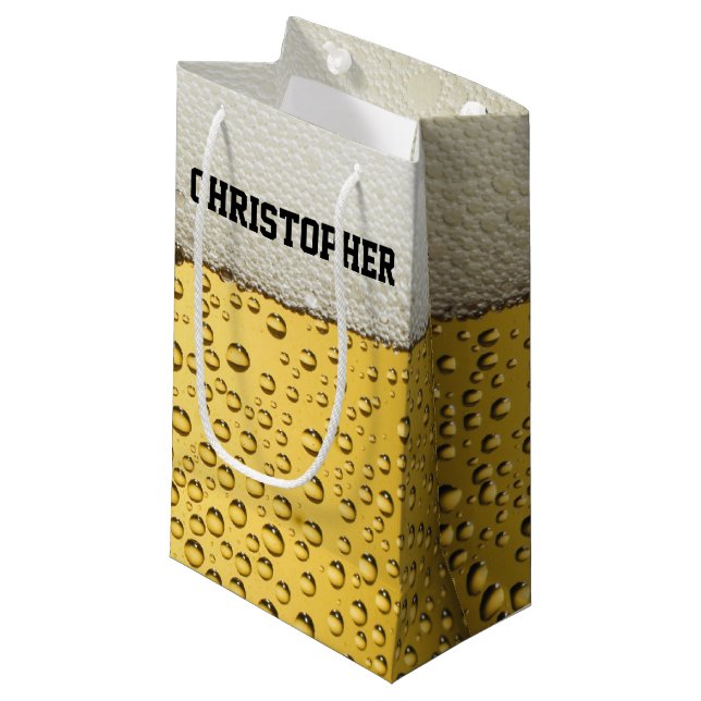 Bier-Glas personifizieren Kleine Geschenktüte