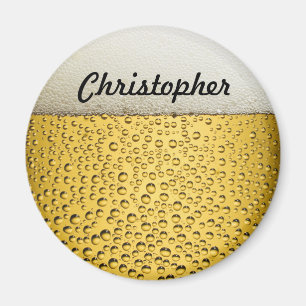 Bier Glass personalisieren Foto Magnet