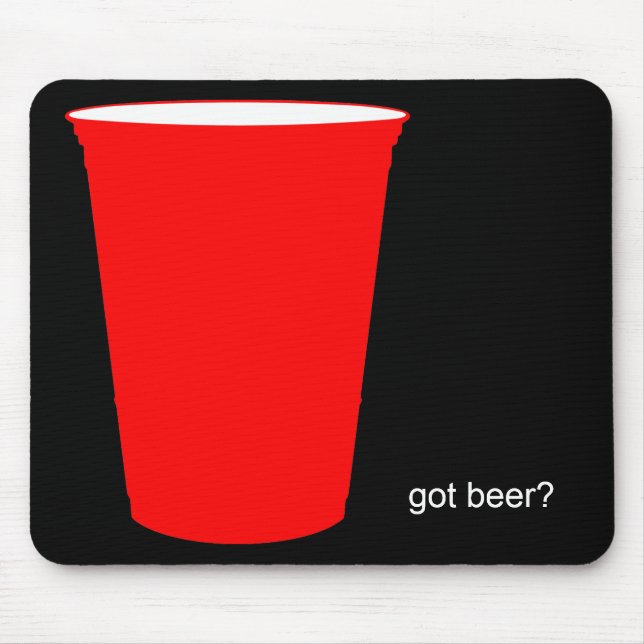 Bier got? mousepad (Vorne)