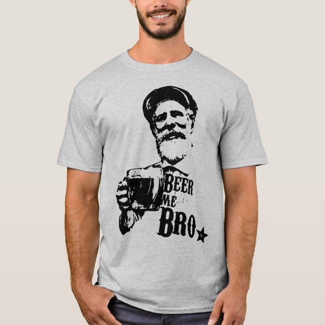 Bier ich Bro T-Shirt (Vorderseite)