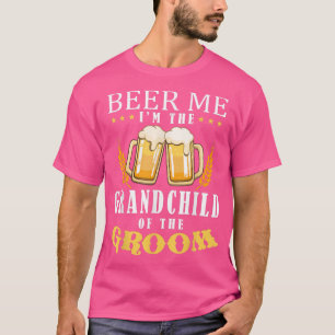 Bier-ich-Enkelkind der Groom Drinking Team Wedd T-Shirt