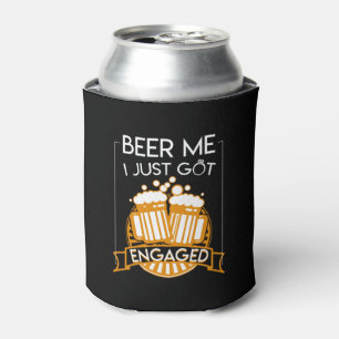 Bier ich got ich gerade verlobte Verlobung Dosenkühler