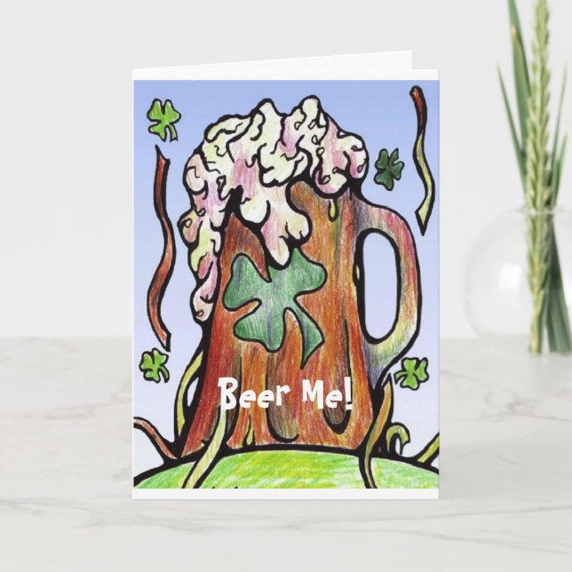 Bier ich Karte (Vorderseite)