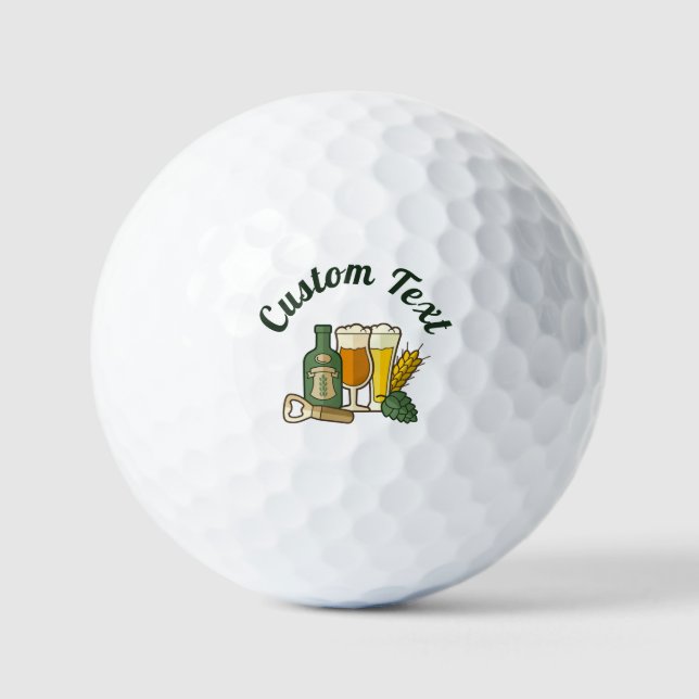 Bier Icons Golf Balls Golfball (Vorderseite)