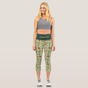 Bier Icons Muster Capri Leggings