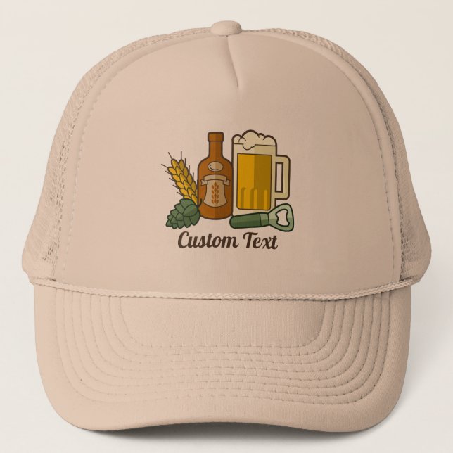 Bier Icons Trucker Hat Truckerkappe (Vorderseite)