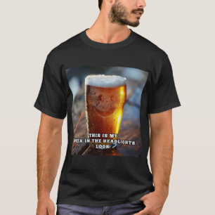 Bier im Scheinwerfer V3 T-Shirt
