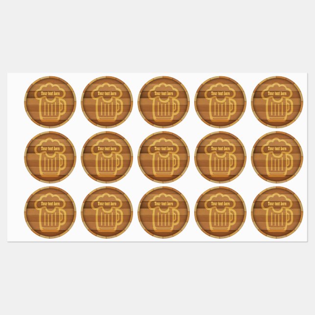 Bier individuell anpassen etiketten (Blatt)