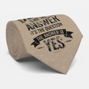 Bier ist nicht die Antwort Krawatte