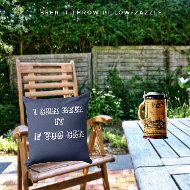 Bier It Throw Kissen (Von Creator hochgeladen)