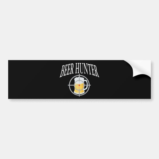 Bier-Jäger Autoaufkleber (Vorne)