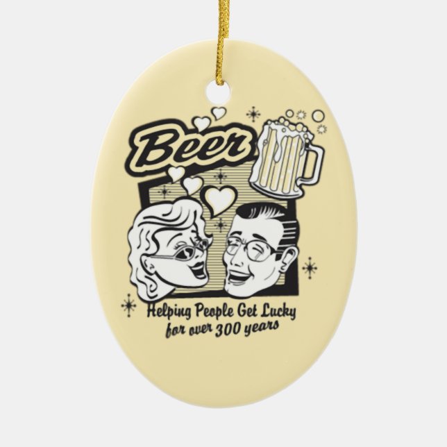 Bier Keramikornament (Vorne)