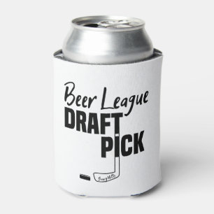 Bier League Hockey Spieler Entwurf Pick Coozie Dosenkühler